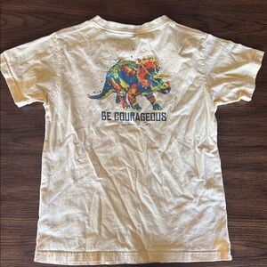 Bright Yellow Kids Tee with Pocket